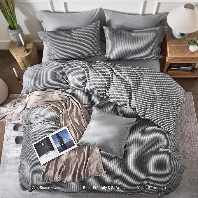 JELLYMONI Cotton Duvet Cover Queen Size - Image 8