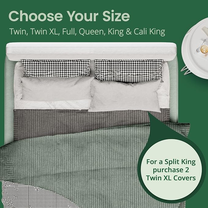 SafeRest Waterproof Twin XL Size Mattress Protector - Image 8