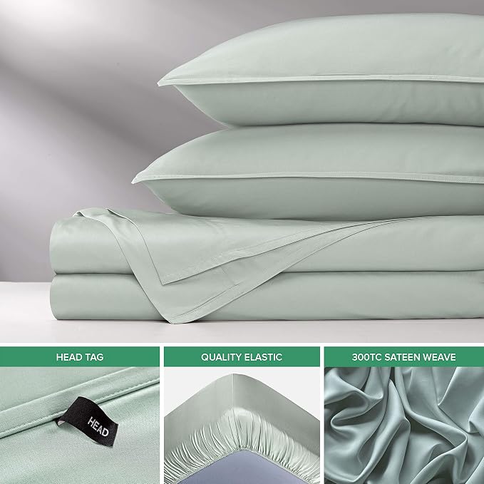 Pure Bamboo Queen Sheets, Genuine 100% Organic Viscose Derived from Bamboo Bed - Image 6