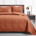 Love's cabin California King Size Quilt Bedding Set Umber Bedspreads by Lovescabin