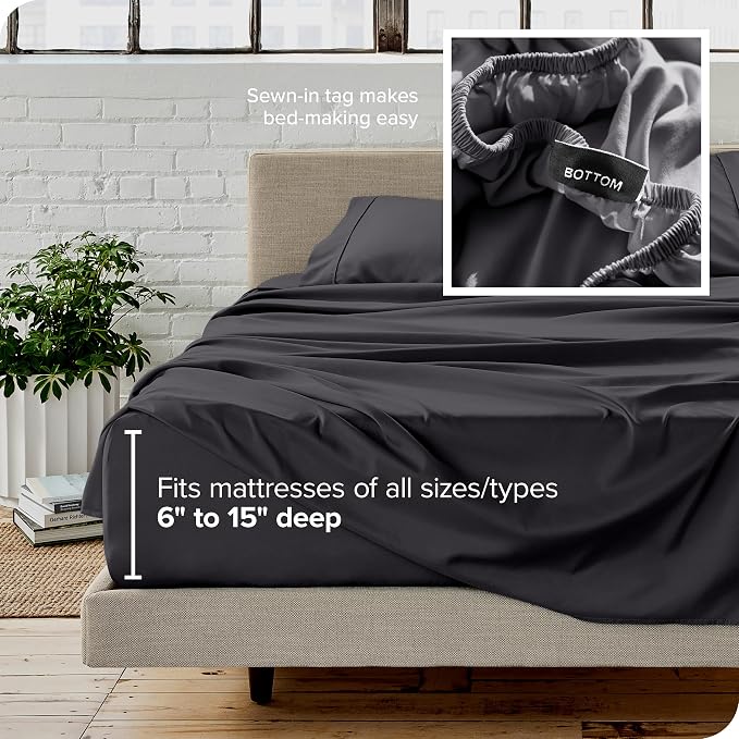 Bare Home Full XL Sheet Set - Image 5