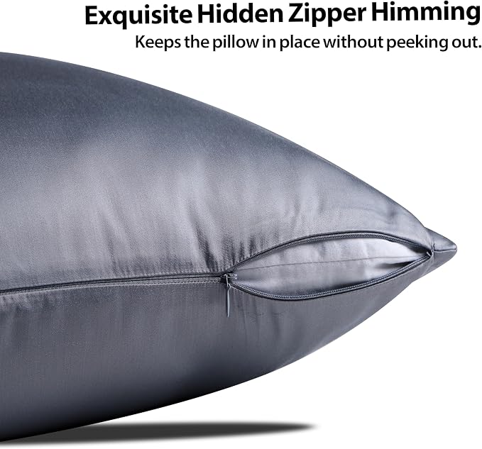 Body Cooling Pillow Case, Viscose Derived from Bamboo Long Pillow Protectors - Image 3