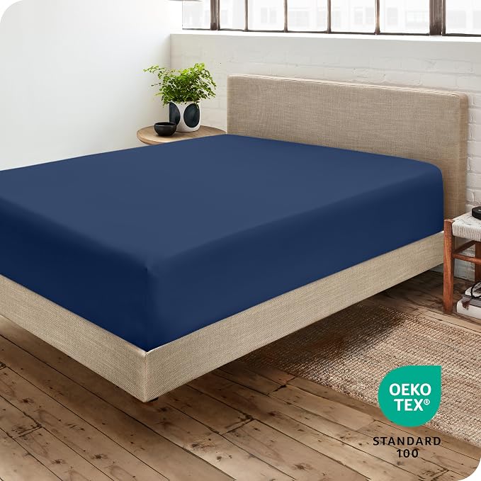 Bare Home Fitted Bottom Sheet Full Size - Image 4