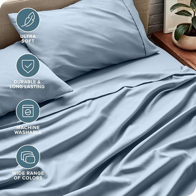 Bare Home California King Sheet Set - Image 4