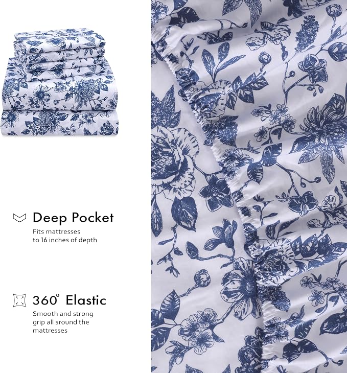 RUVANTI 4 Pcs Cotton Sheets - Image 6