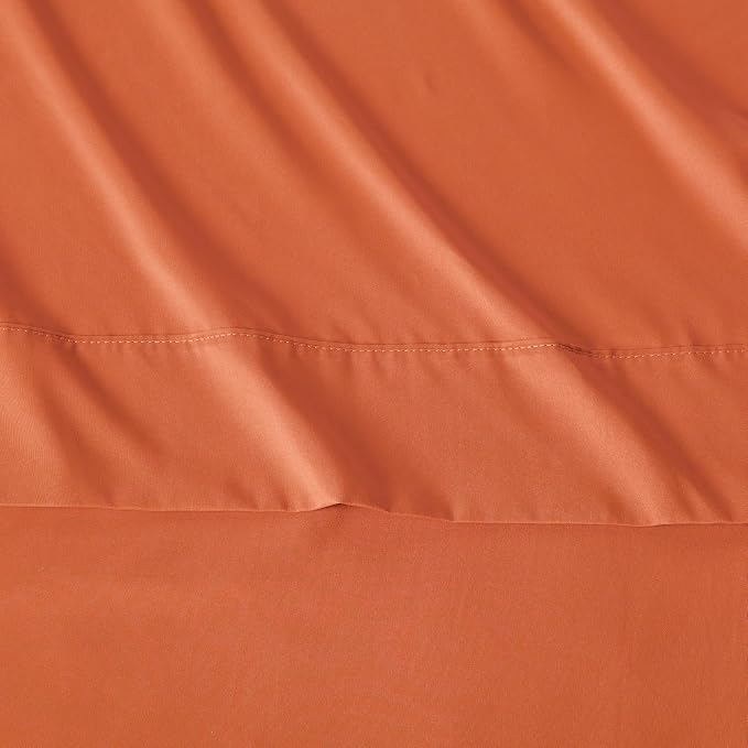 Amazon Basics Lightweight Microfiber 4-Piece Bed Sheet Set - Image 4
