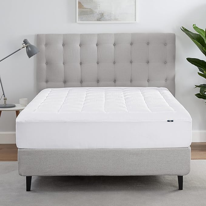 Serta ComfortSure Full Mattress Cover, Fitted Pillow Top Mattress Pad, Super - Image 3