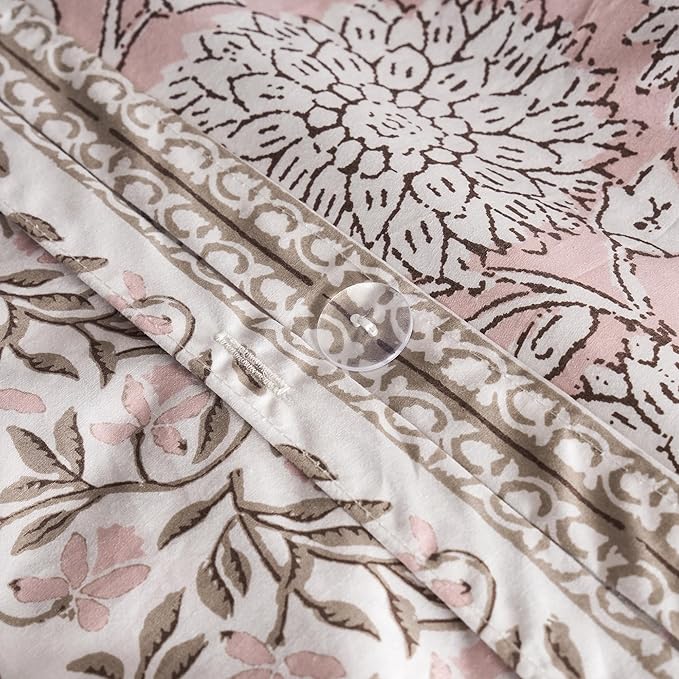 Levtex Home Adare Blush Reversible Queen Duvet Cover Set - Image 5