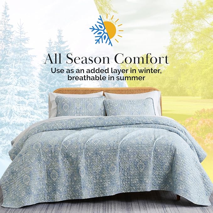 Southshore Fine Living, Inc. Farmhouse Quilts Queen Size, Quilt Bedding Set - Image 9