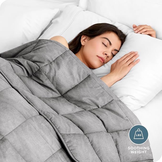 Bare Home Weighted Blanket Full or Queen Size 12lb - Image 2