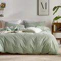 JELLYMONI 100% Natural Cotton 2pcs Striped Duvet Cover Sets, by JELLYMONI