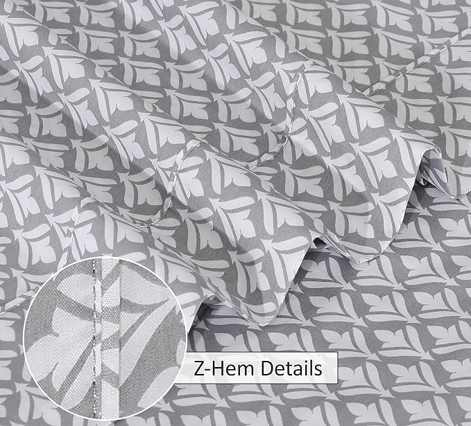 RUVANTI 100% Cotton Sheets – Queen Size Percale Bedding, Cooling & Breathable - Image 4