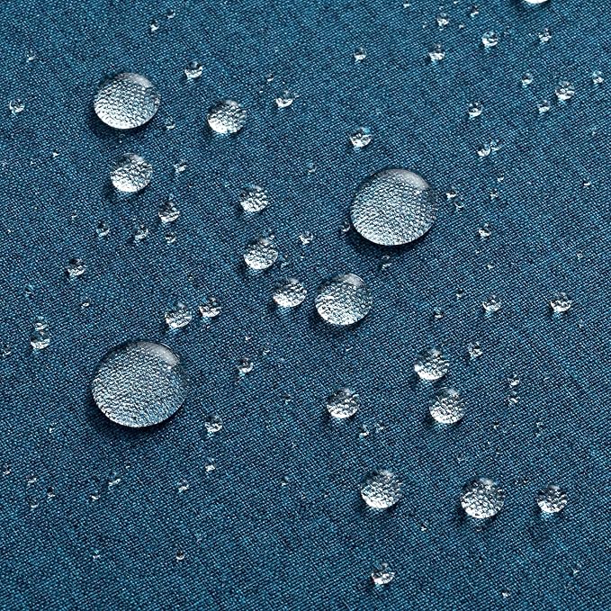 MIULEE Pack of 2 Decorative Outdoor Solid Waterproof Throw Pillow Covers Euro - Image 2