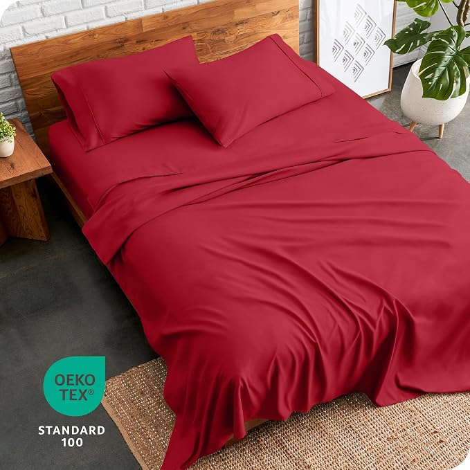 Bare Home Split Head Flex King Sheet Set - Image 8