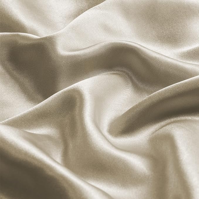 BEDELITE Satin Body Pillow Cover 2 Pack, Super Soft and Cooling Body Pillow - Image 4