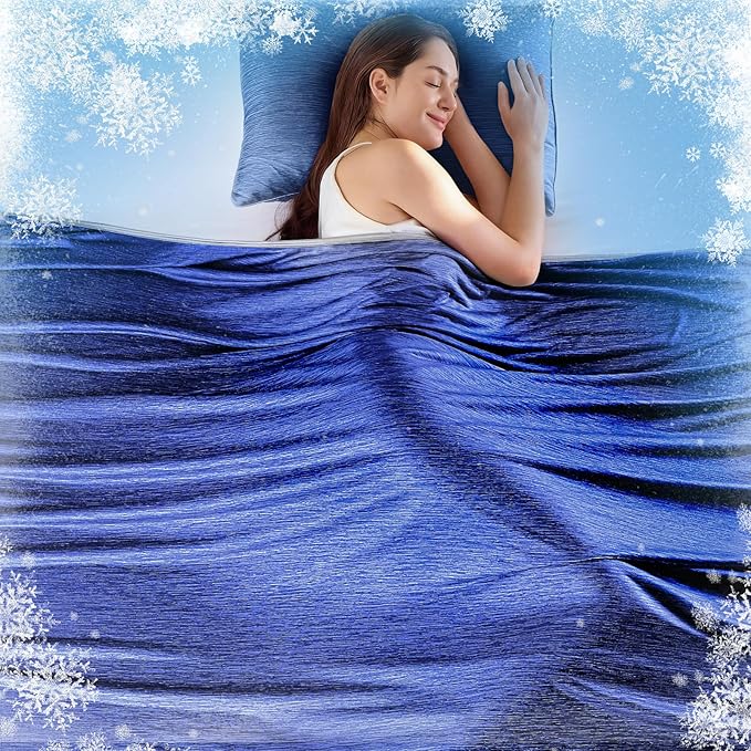KMUSET Cooling Blanket Queen Size, Double Sided Summer Cooling Blankets by COZYBLANKETHappyHomeLife