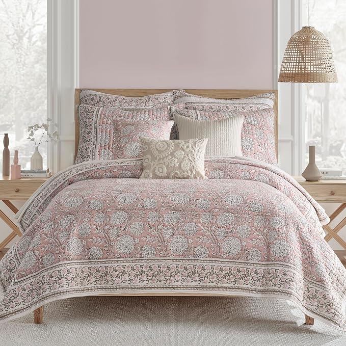 Levtex Home Adare Blush Reversible Twin/Twin XL Quilt Set by LevtexHome