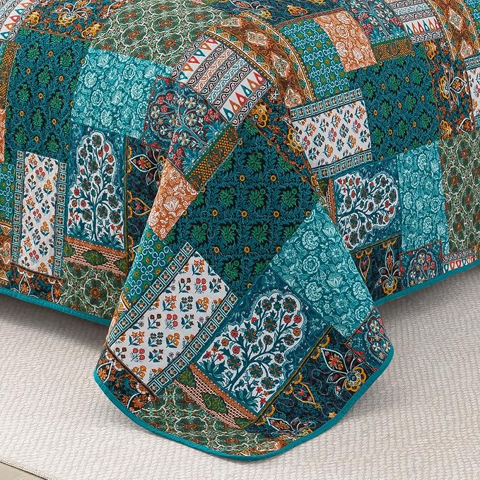 BEDIFANY Cotton Queen Size Quilt Set, Lightweight Bedspread Queen Coverlet - Image 3