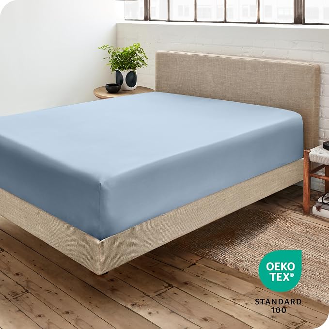 Bare Home Fitted Bottom Sheet King Size - Image 4