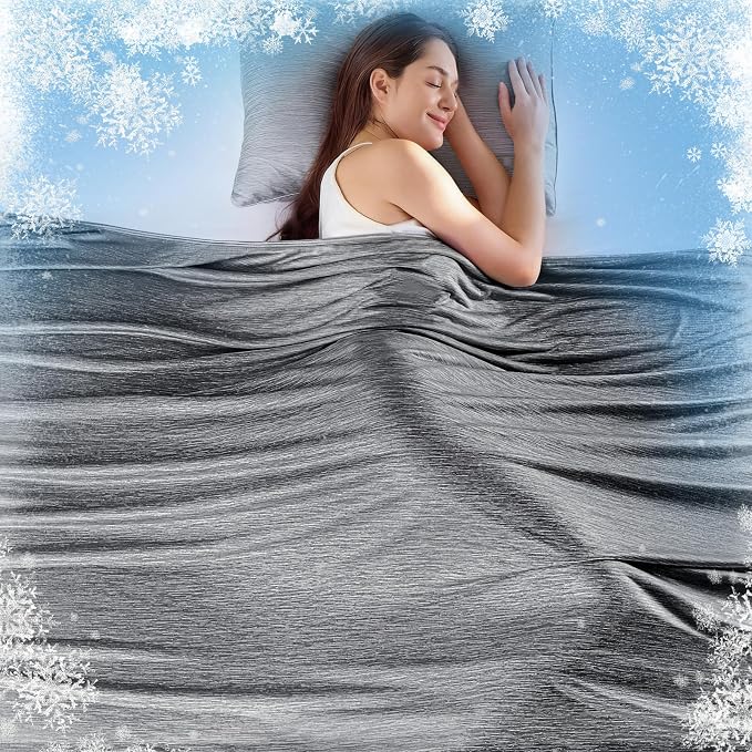 KMUSET Cooling Blanket Queen Size, Double Sided Summer Cooling Blankets by COZYBLANKETHappyHomeLife