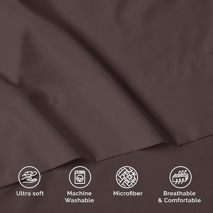 Luxury Flat Sheet on Amazon Elegant Comfort Wrinkle-Free 1500 Premier Hotel - Image 8