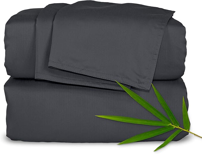 Pure Bamboo Twin Sheets, Genuine 100% Organic Viscose Derived from Bamboo Bed by PureBamboo