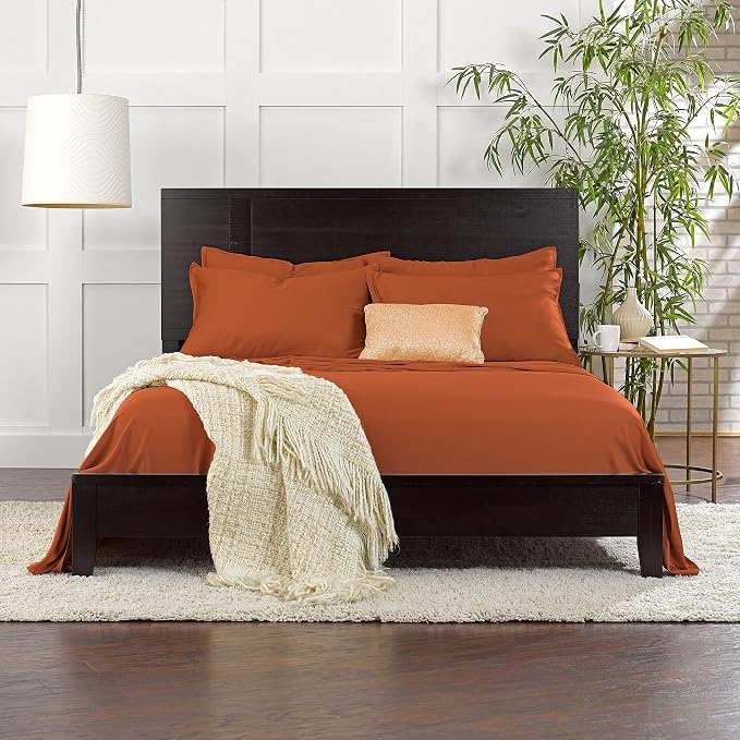 Pure Bamboo Twin Sheets, Genuine 100% Organic Viscose Derived from Bamboo Bed - Image 7