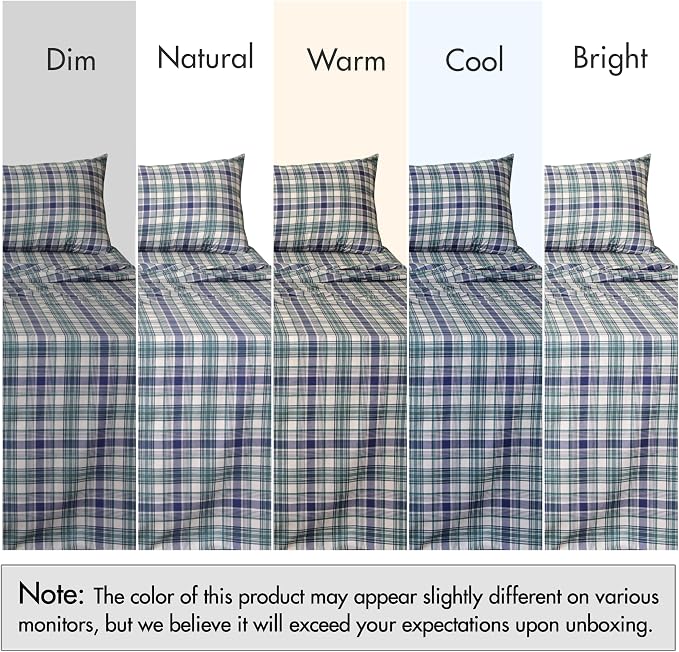 RUVANTI 100% Cotton Sheets – Queen Size Percale Bedding, Cooling & Breathable - Image 7