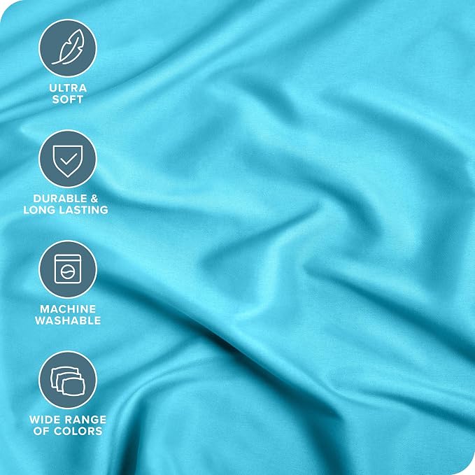 Bare Home 2-Pack Fitted Bottom Sheets Split King - Image 2