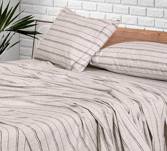 RUVANTI 100% Cotton Sheets – Twin Size Percale Bedding, Cooling & Breathable - Image 7