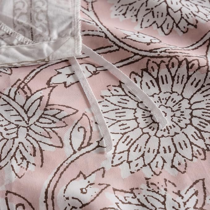 Levtex Home Adare Blush Reversible King Duvet Cover Set - Image 6
