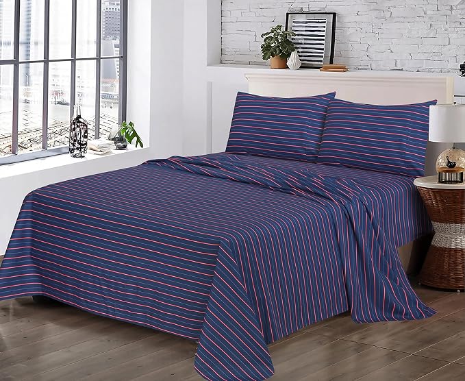 RUVANTI 100% Cotton Sheets – King Size Percale Bedding, Cooling & Breathable - Image 8