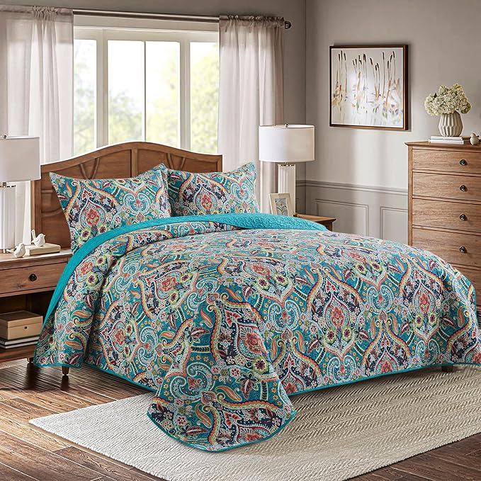 BEDIFANY Cotton Oversized King Size Quilt - Image 2