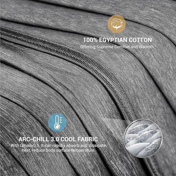 Elegear Revolutionary Cooling Blanket King, Absorbs Heat to Keep Body Cool - Image 2