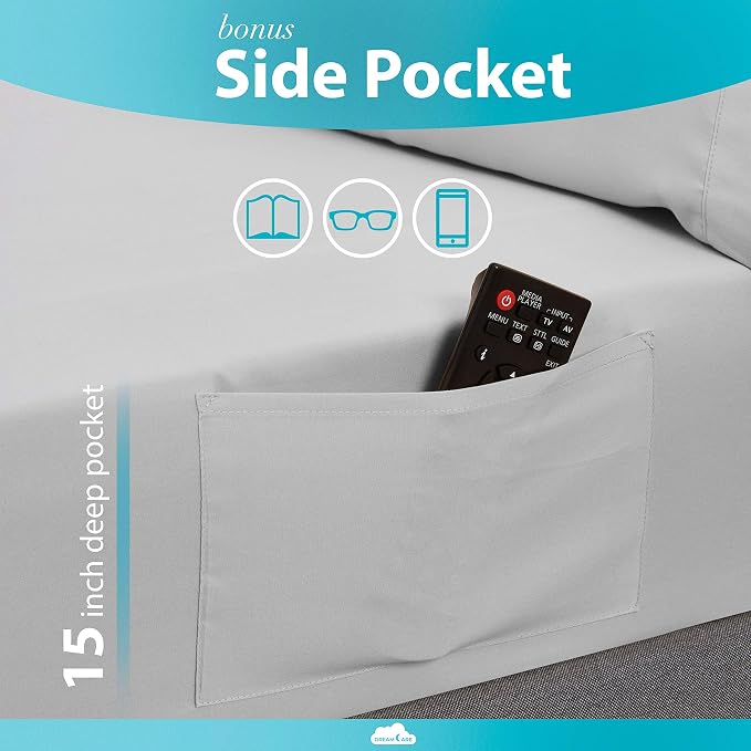 DREAMCARE Cal King Fitted Sheet Only - Image 3
