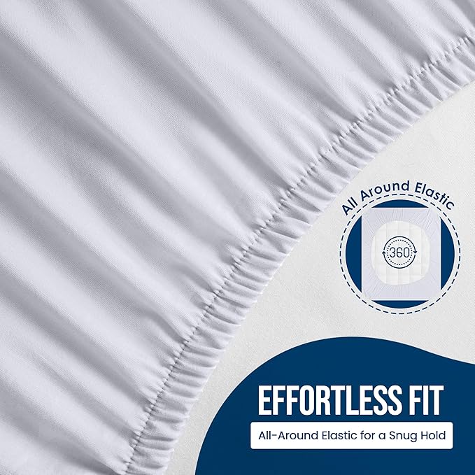 California King Size Mattress Protector Waterproof, Premium 200 GSM Terry - Image 4