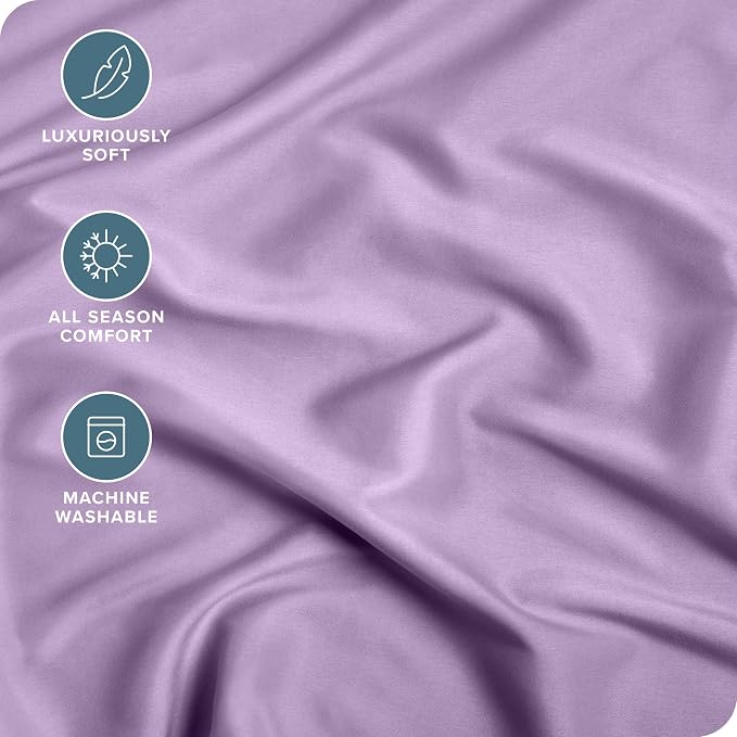 Bare Home Fitted Bottom Sheet Queen Size - Image 2