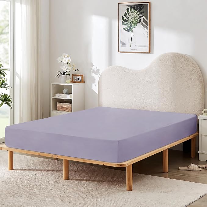 HBHLFZ Twin XL Fitted Sheet Only, Soft Breathable Bottom Sheet by HBHLFZLuxuryHomeLife