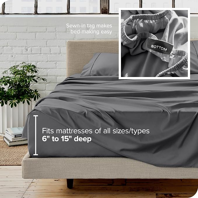 Bare Home Twin XL Sheet Set - Image 5