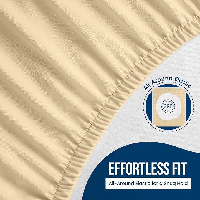 Twin XL Size Mattress Protector Waterproof, Premium 200 GSM Terry Mattress Cover - Image 4