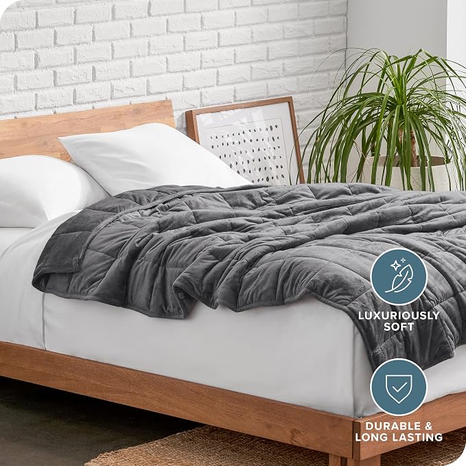 Bare Home Weighted Blanket King Size 30lb - Image 5