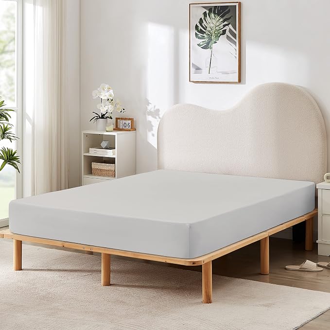 HBHLFZ Twin XL Fitted Sheet Only, Soft Breathable Bottom Sheet by HBHLFZLuxuryHomeLife