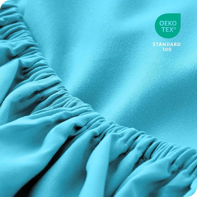 Bare Home 2-Pack Fitted Bottom Sheets Split King - Image 5