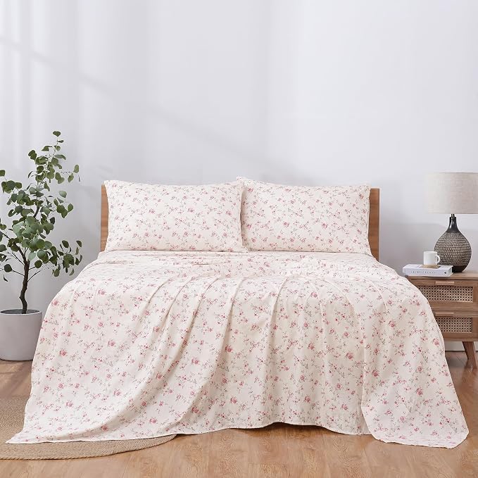 Modern Threads Printed 3-Piece Extra Soft Bedding Sheets & Pillowcase Set - Image 3