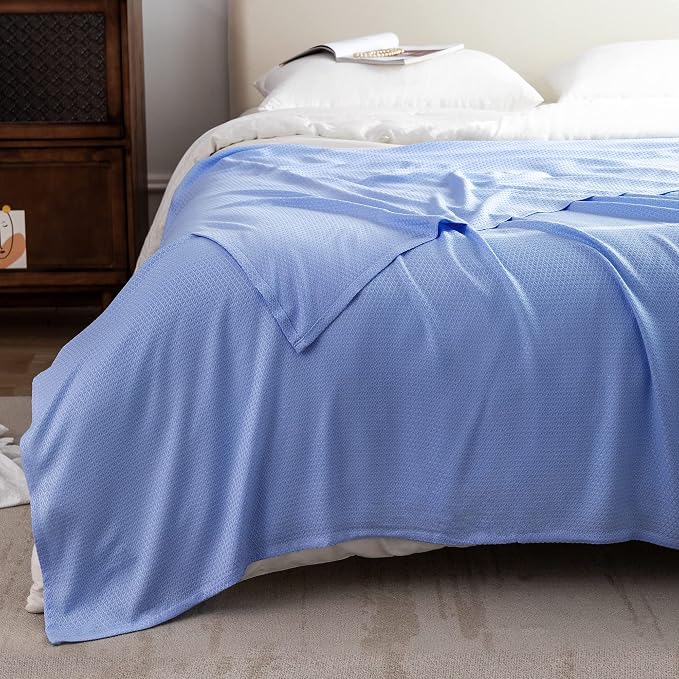 AmyHomie Cooling Blanket King Size, 100% Rayon Derived from Bamboo, Cool Summer - Image 5