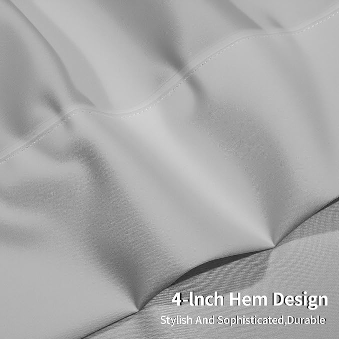 HBHLFZ King Flat Sheets Only 2 Pack - Image 4