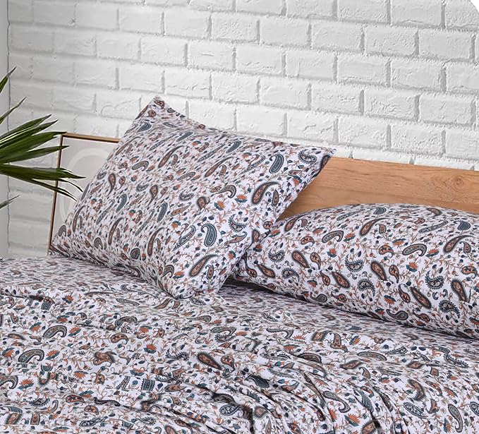RUVANTI 100% Cotton Sheets – Twin XL Size Percale Bedding, Cooling & Breathable - Image 7