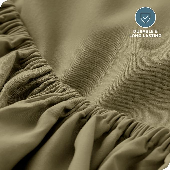 Bare Home Fitted Bottom Sheet Full XL Size - Image 5