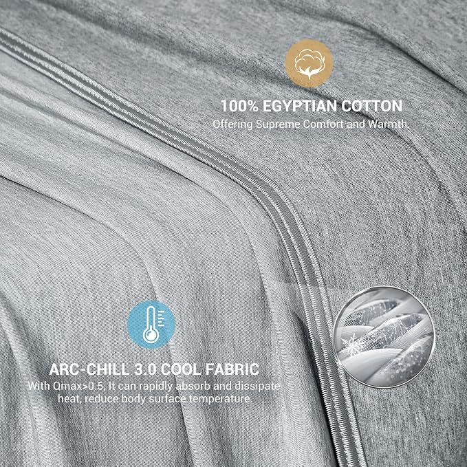 Elegear Revolutionary Cooling Blanket Throw, Absorbs Heat to Keep Body Cool - Image 4