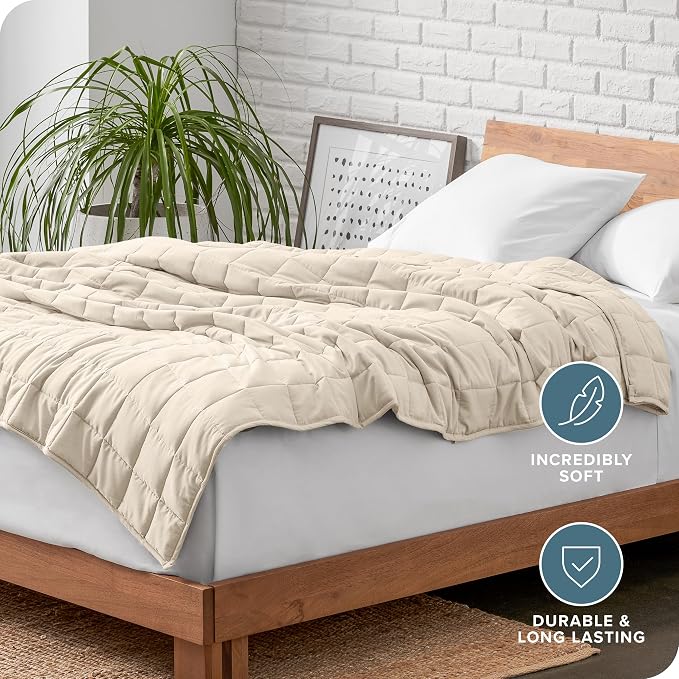 Bare Home Weighted Blanket Queen Size 17lb - Image 5